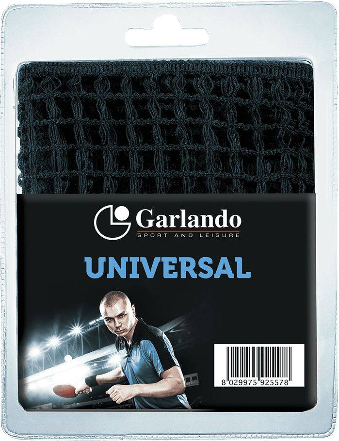ΔΙΧΤΥ PING PONG GARLANDO UNIVERSAL SET ΜΑΥΡΟ GARLANDO