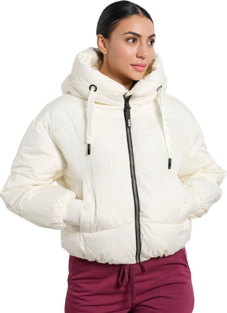 BODYTALK ΜΠΟΥΦΑΝ BODYTALK FZ HOODED LS JACKET ΕΚΡΟΥ