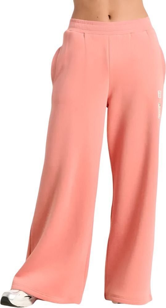 BODYTALK ΠΑΝΤΕΛΟΝΙ BODYTALK FUZZY WIDE LEG PANTS ΚΟΡΑΛΙ
