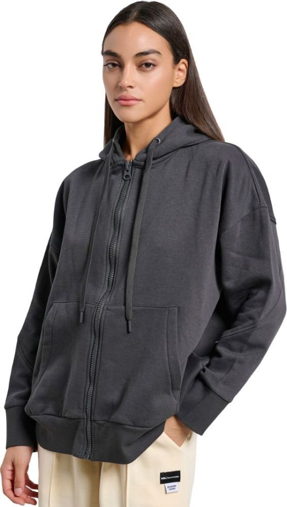 BODYTALK ΖΑΚΕΤΑ BODYTALK CAPITAL LOGO FZ HOODIE ΑΝΘΡΑΚΙ