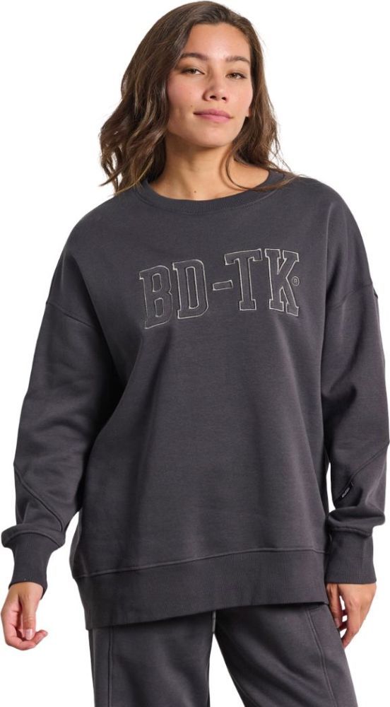 BODYTALK ΜΠΛΟΥΖΑ BODYTALK CAPITAL LOGO CREWNECK ΑΝΘΡΑΚΙ