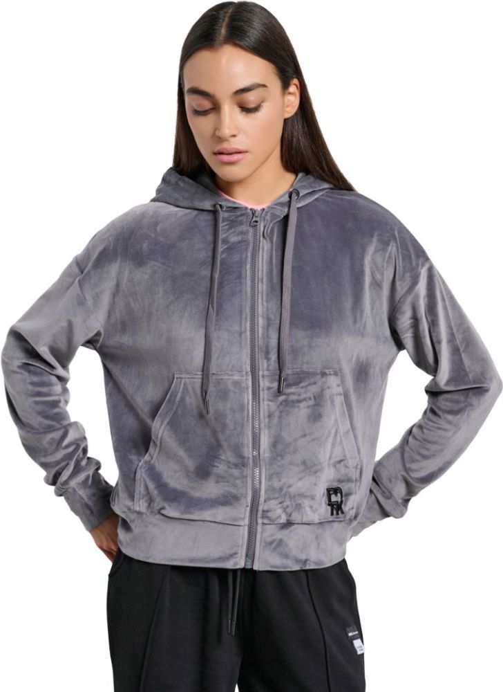 BODYTALK ΖΑΚΕΤΑ BODYTALK ROW FZ HOODIE ΑΝΘΡΑΚΙ