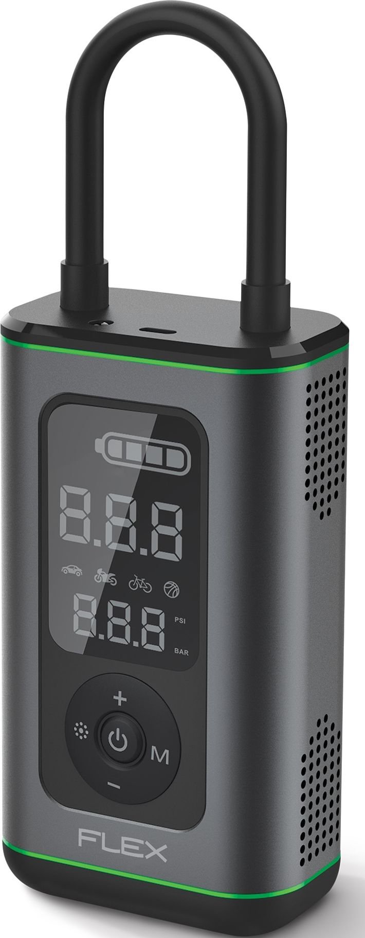 ΗΛΕΚΤΡΙΚΗ ΤΡΟΜΠΑ AMILA FLEX ΕΠΑΝΑΦΟΡΤΙΖΟΜΕΝΗ 150PSI ΜΑΥΡΗ