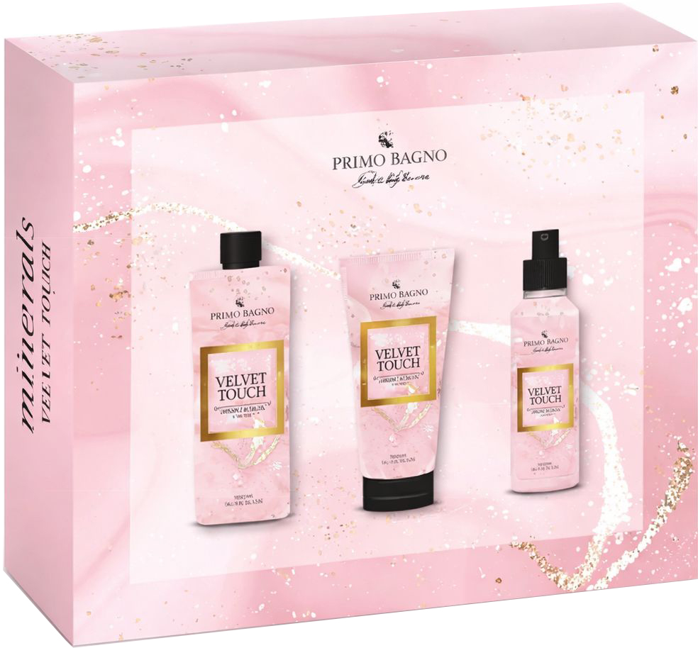 BEAUTY BOX PRIMO BAGNO VELVET TOUCH BODY LOTION, BODY WASH - BODY MIST (3ΤΜΧ) CRAZY