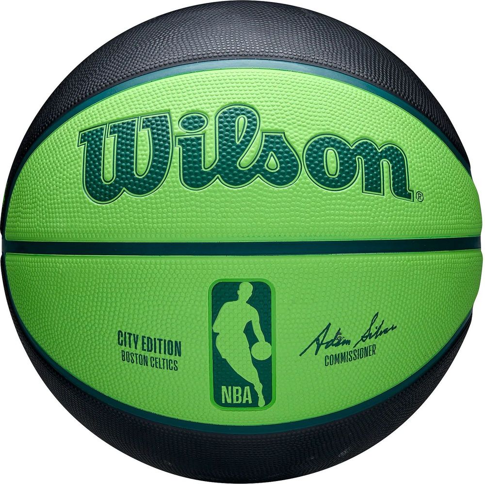 ΜΠΑΛΑ WILSON NBA TEAM CITY EDITION BOSTON CELTICS ΜΑΥΡΗ/ΠΡΑΣΙΝΗ (7)