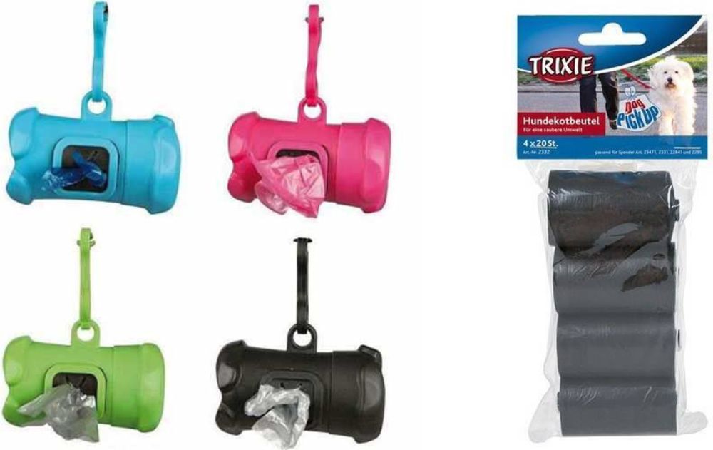 ΣΑΚΟΥΛΕΣ ΠΕΡΙΤΤΩΜΑΤΩΝ TRIXIE ΣΕ ΠΛΑΣΤΙΚΟ ΔΟΧΕΙΟ ΤΥΧΑΙΟ ΧΡΩΜΑ - ΜΑΥΡΕΣ ΣΑΚΟΥΛΕΣ (4 ΡΟΛΑX20ΤΜΧ)