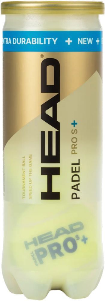 HEAD ΜΠΑΛΑΚΙΑ HEAD PADEL PRO S+ ΚΙΤΡΙΝΑ (3 ΤΜΧ)