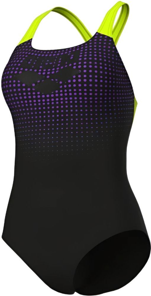 ΜΑΓΙΟ ARENA FOGGY DOTS SWIMSUIT ΜΑΥΡΟ/ΜΩΒ