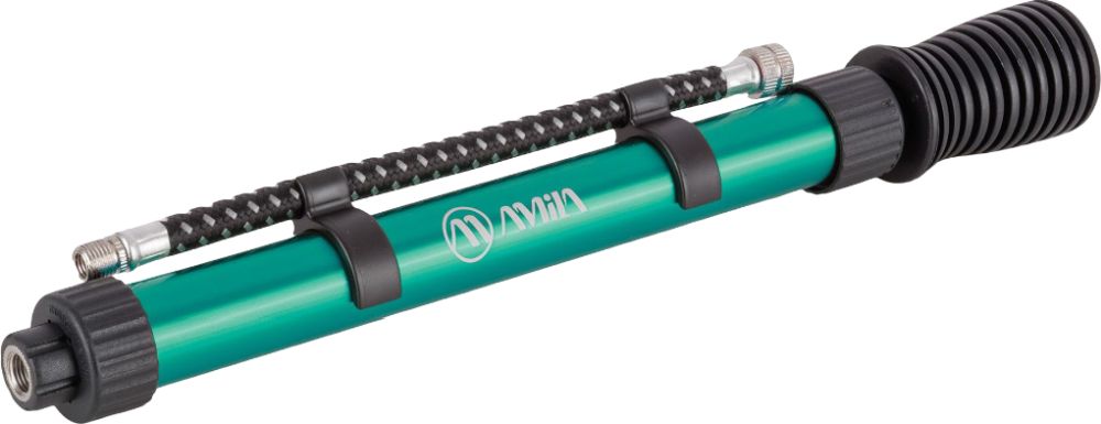 ΤΡΟΜΠΑ ΧΕΡΙΟΥ ΑΛΟΥΜΙΝIΟΥ AMILA HAND AIR PUMP ΔΙΠΛΗΣ ΕΝΕΡΓΕΙΑΣ 40 PSI (25.7 CM) AMILA