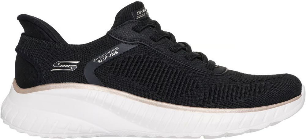 ΠΑΠΟΥΤΣΙ SKECHERS SLIP-INS BOBS SPORT SQUAD CHAOS CURRENT MUSE ΜΑΥΡΟ