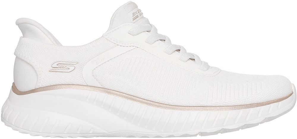 ΠΑΠΟΥΤΣΙ SKECHERS SLIP-INS BOBS SPORT SQUAD CHAOS ΛΕΥΚΟ