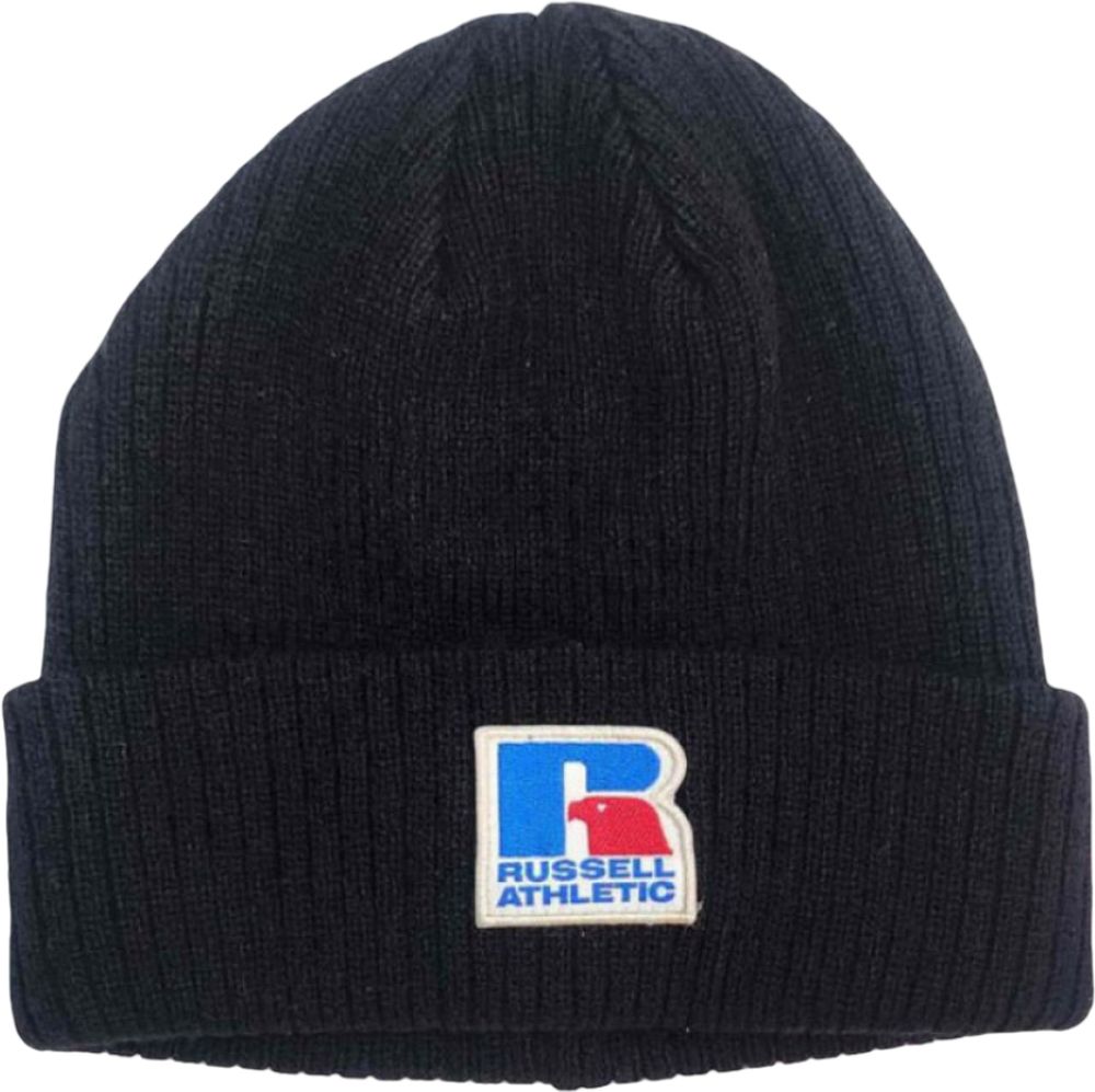 RUSSELL ATHLETIC ΣΚΟΥΦΟΣ RUSSELL ATHLETIC RIBBED BEANIE ΜΑΥΡΟΣ