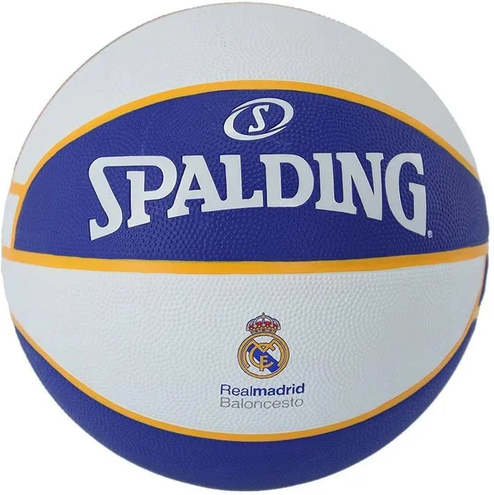 ΜΠΑΛΑ SPALDING EUROLEAGUE TEAM REAL MADRID ΛΕΥΚΗ/ΜΠΛΕ (7)