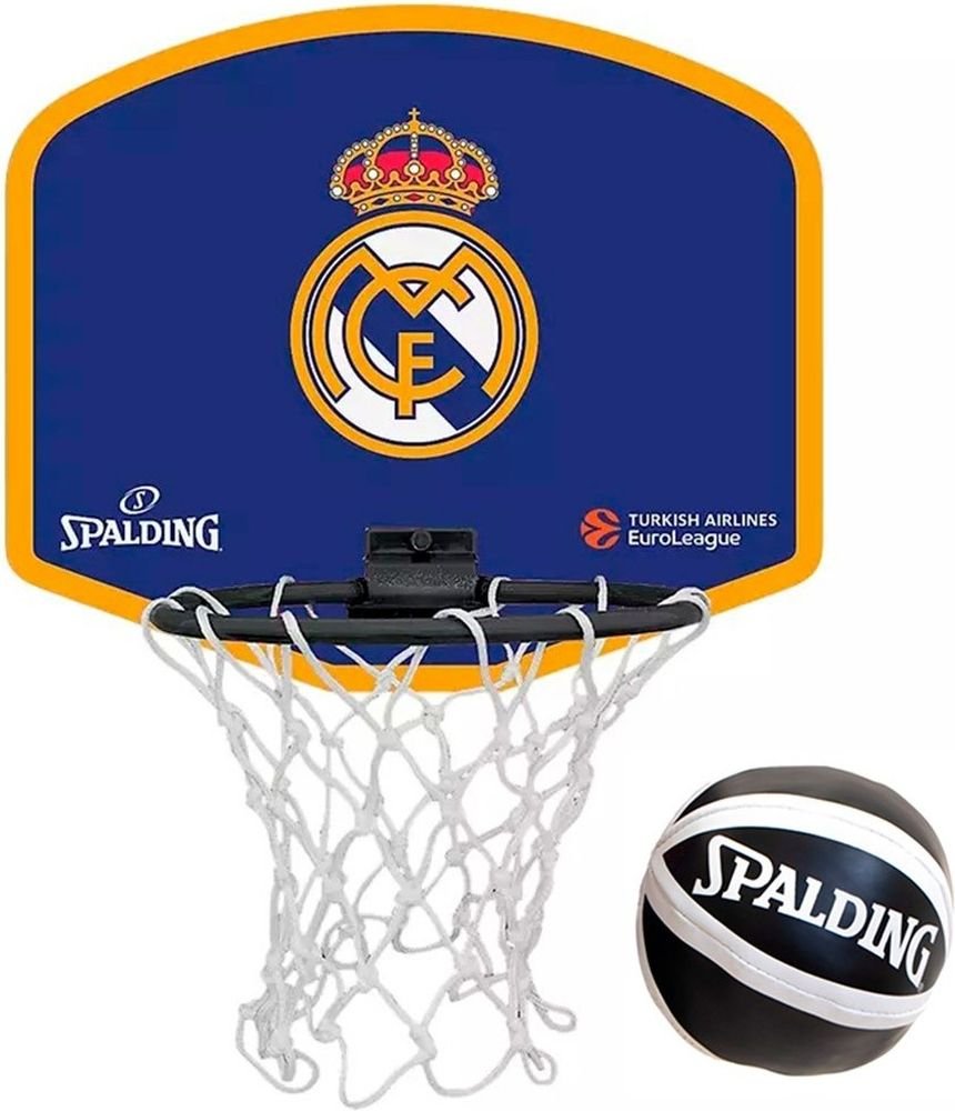 ΜΠΑΣΚΕΤΑΚΙ SPALDING EUROLEAGUE MICRO REAL MADRID ΜΠΛΕ