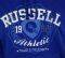  RUSSELL HOODED SWEAT DISTRESSED PRINT   (L)