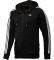  ADIDAS PERFORMANCE ESSENTIALS 3-STRIPES FULL ZIP HOODIE / (L)