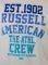  RUSSELL CREW NECK EST. 1902 RA PRINT  (M)