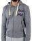  RUSSELL ZIP THROUGH HOODY CRACKED  (M)