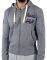  RUSSELL ZIP THROUGH HOODY CRACKED  (L)