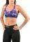  REEBOK WORKOUT TRIANGLE BACK ALLOVER PRINT BRA  (S)