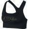  NIKE PRO CLASSIC SWOOSH FUTURA SPARKLE SPORTS BRA  (S)