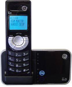 GENERAL ELECTRIC 2-1873 DECT CALLER ID SLIM DECT SILVER/BLACK