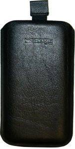 LEATHER POUCH ANILINE CASE BLACK  NOKIA N95