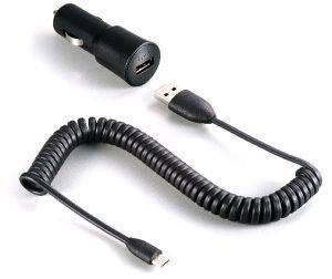 HTC HD2 CAR CHARGER WITH USB/MICUSB CABLE CC C200