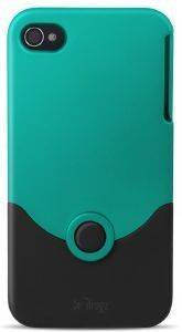 LUXE ORIGINAL IPHONE 4  CASE TEAL/BLACK