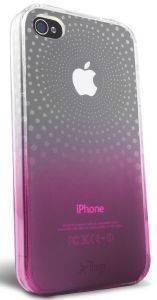 SOFT GLOSS PHASE IPHONE 4 CLEAR/PINK