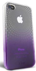 SOFT GLOSS PHASE IPHONE 4 CLEAR/PURPLE