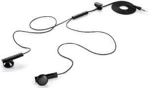 HTC HD2 STEREO HEADSET WITH MUSIC CONTROLS RC E160 (3.5MM, BLACK)