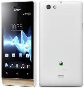 SONY XPERIA MIRO WHITE/GOLD