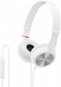 SONY DR-ZX302VP STERO HEADSET WHITE