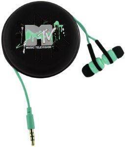 MTV GARAJE GREEN SPLASH EARPHONES BLACK