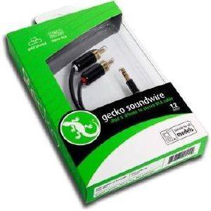 GECKO MUSIC CABLE FOR APPLE IPHONE 4/4S 3.5MM/RCA (1.2M)