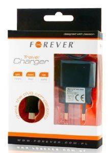 FOREVER TRAVEL CHARGER FOR IPHONE 1100MAH BOX