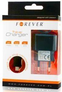 FOREVER TRAVEL CHARGER WITH MICRO USB 1A BOX