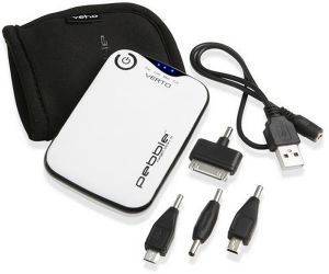 VEHO VPP-201-CW PEBBLE VERTO PORTABLE CHARGER 3700MAH WHITE