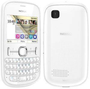 NOKIA ASHA 201 WHITE ENG