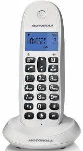 MOTOROLA C1001LB DECT CORDLESS PHONE WHITE