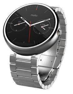 MOTOROLA MOTO 360 SMART WATCH FOR ANDROID DEVICES NATURAL SILVER