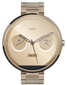 MOTOROLA MOTO 360 SMART WATCH FOR ANDROID DEVICES CHAMPAGNE