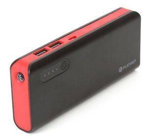 PLATINET POWER BANK 42418 8000MAH + MICRO USB CABLE + TORCH BLACK/RED