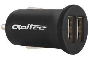 QOLTEC 50049.12W CAR ADAPTER CHARGER 12W/5V/2.4A/2X USB