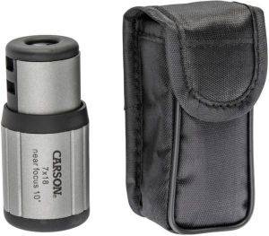 CARSON HOOKUPZ IC-518 7X18 CLOSEUP MONOCULAR WITH IPHONE 5 ADAPTER