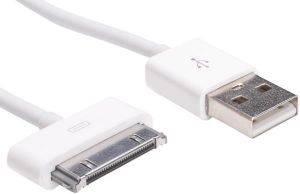 SANDBERG 440-10 USB 30PIN SYNC/CHARGE 1M WHITE