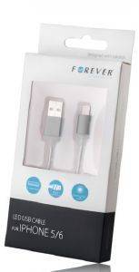 FOREVER IPHONE 5/6 USB CABLE BLACK LED METAL BOX