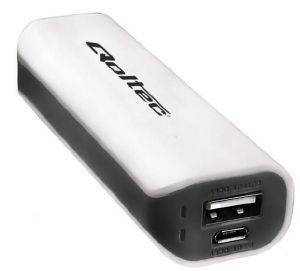 QOLTEC 51990 POWER BANK 2600MAH WHITE/GREY