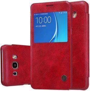 NILLKIN QIN LEATHER FLIP CASE FOR SAMSUNG GALAXY J5 2016 RED